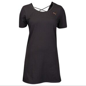 Puma Back Velvet Rope Layering Tunic Shirt Workout